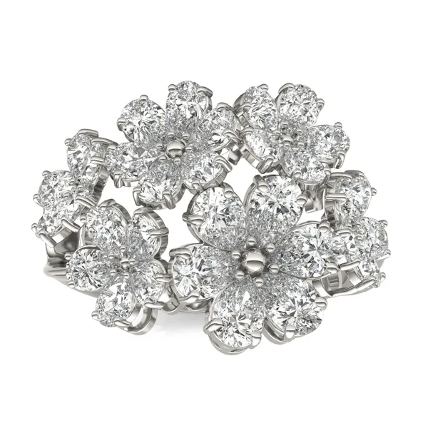 Viola Cluster Ring