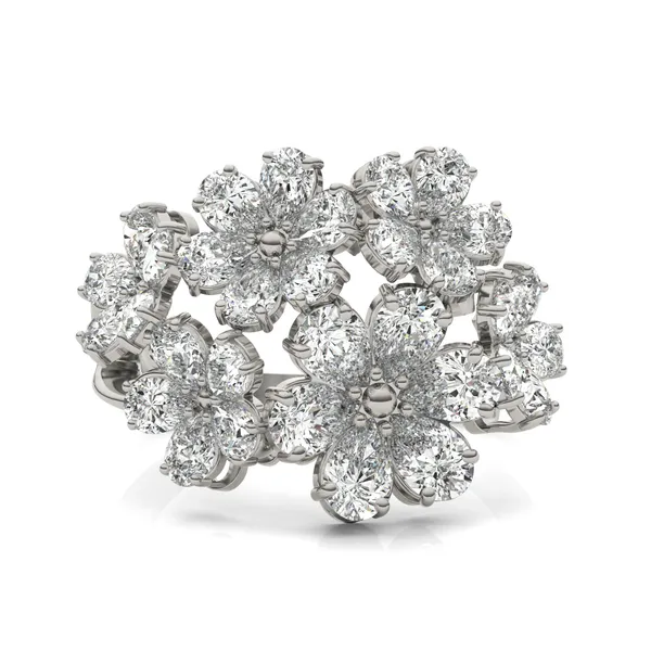 Viola Cluster Ring