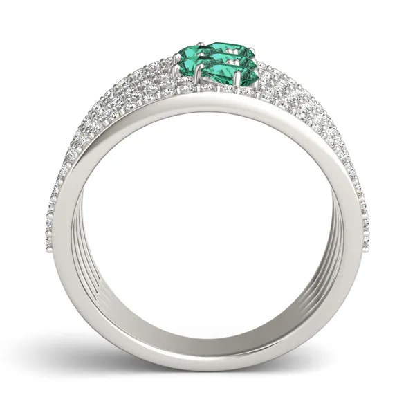 Emerald Helena Statement Ring