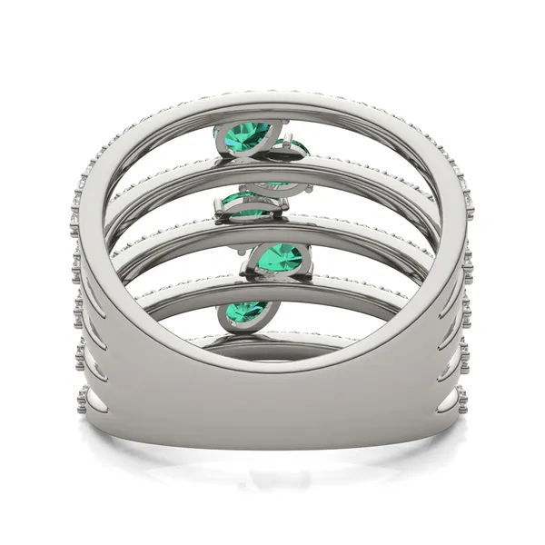 Emerald Helena Statement Ring