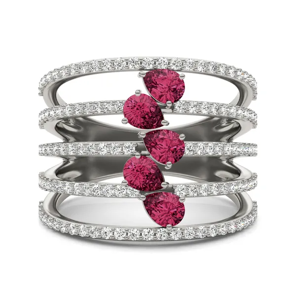 Ruby Helena Statement Ring