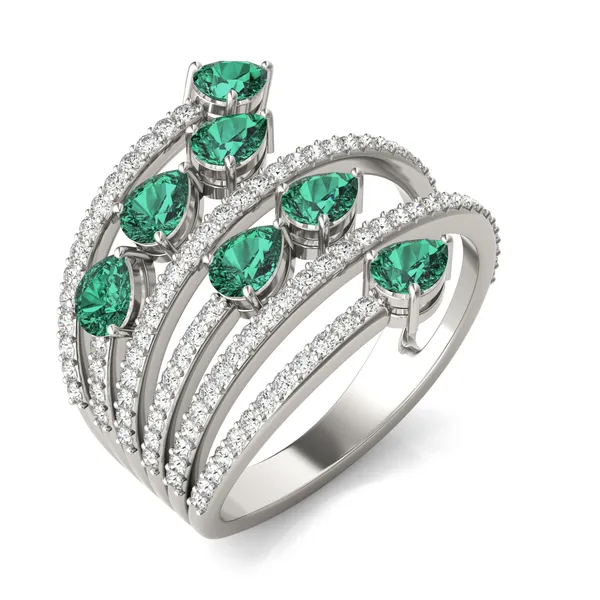 Emerald Athena Statement Ring