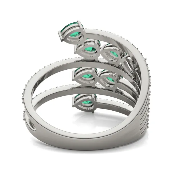 Emerald Athena Statement Ring