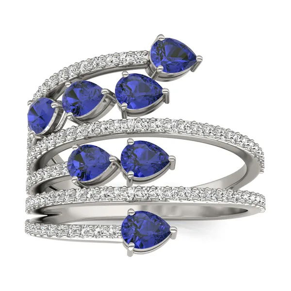 Sapphire Athena Statement Ring