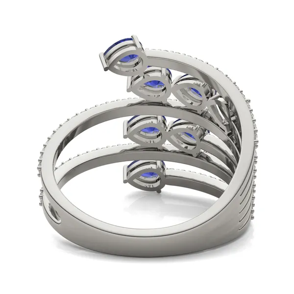 Sapphire Athena Statement Ring