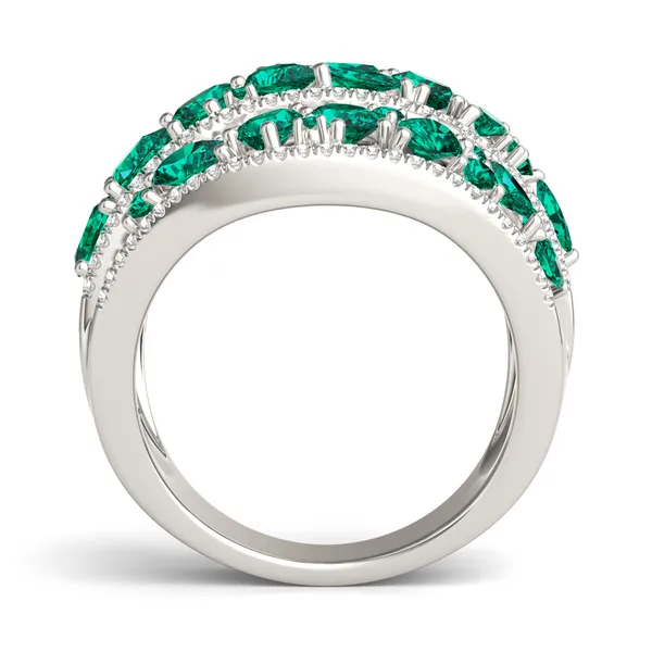 Emerald Seraphina Statement Ring