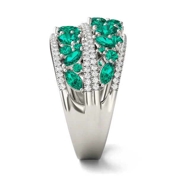 Emerald Seraphina Statement Ring