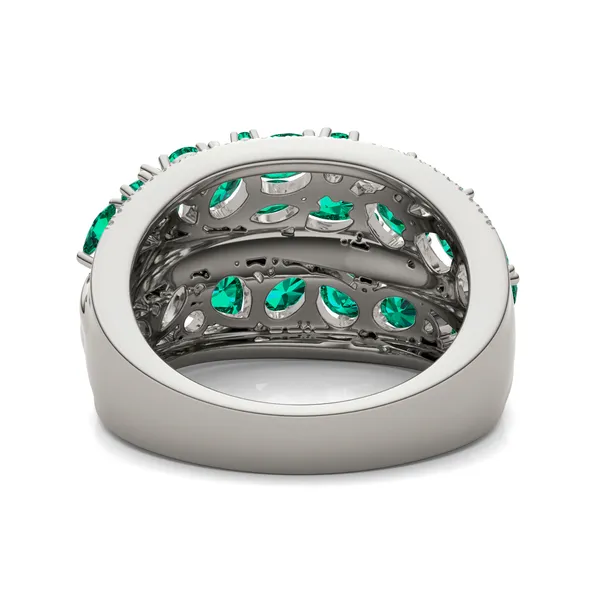Emerald Seraphina Statement Ring