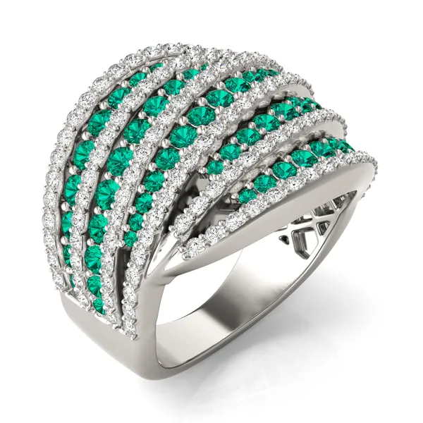 Emerald Marine Statement Ring