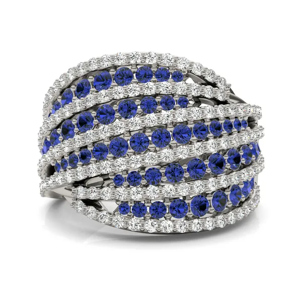 Sapphire Marine Statement Ring