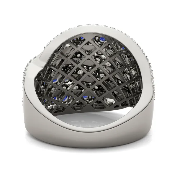 Sapphire Marine Statement Ring