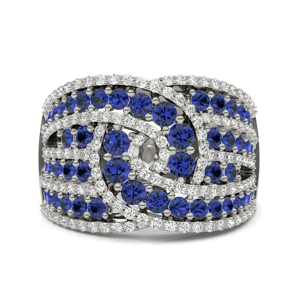 Sapphire Delphine Statement Ring