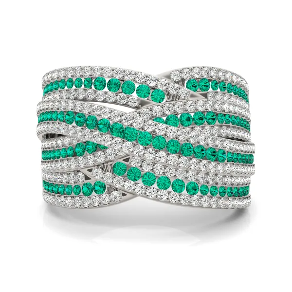 Emerald Cordelia Statement Ring