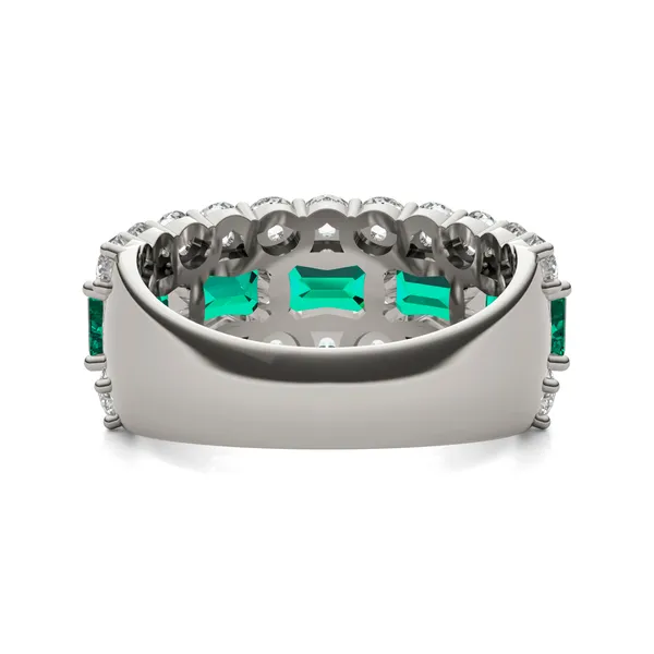 Emerald East-West Huntress Ring