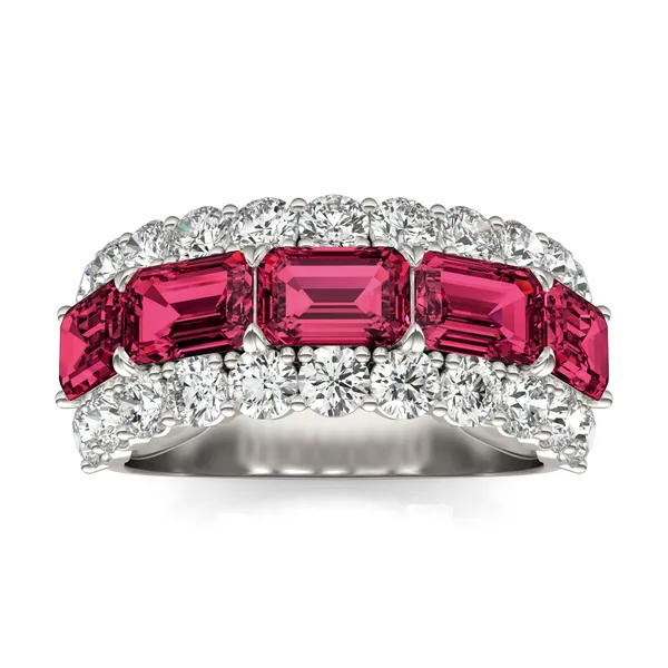 Ruby East-West Huntress Ring