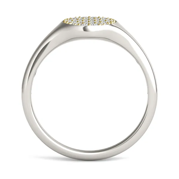Signature Oval Cluster Signet Ring