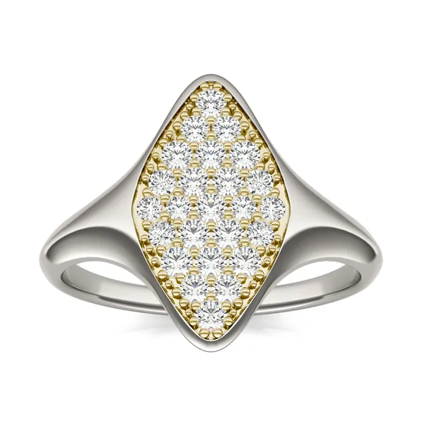 Signature Marquise Cluster Signet Ring