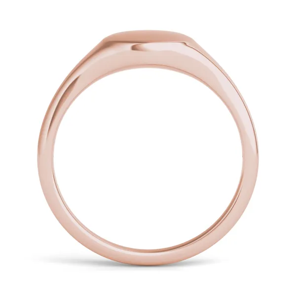Signature Round Initial Signet Ring