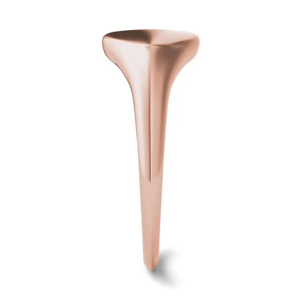 Signature Round Initial Signet Ring