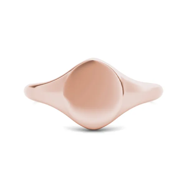 Signature Oval Initial Signet Ring K