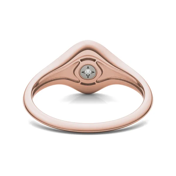 Signature Oval Initial Signet Ring K