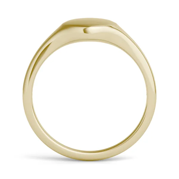Signature Oval Initial Signet Ring K