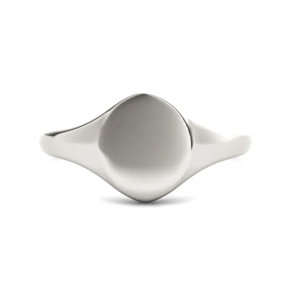 Signature Oval Initial Signet Ring