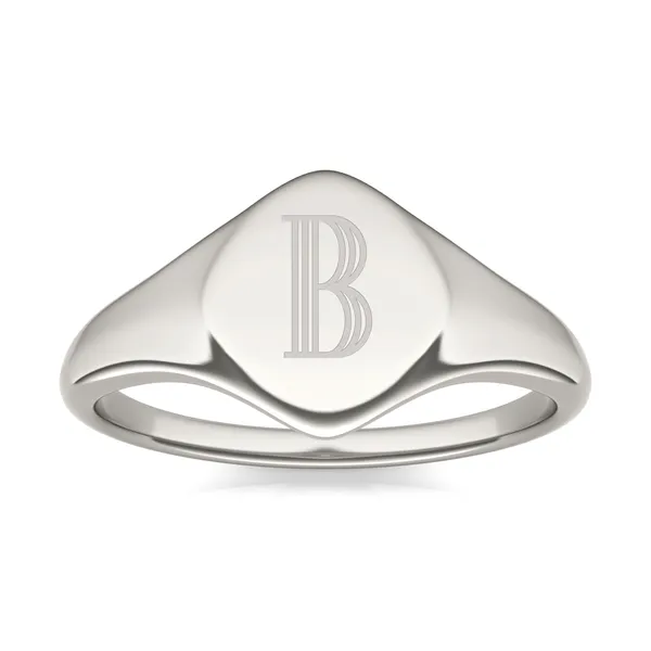 Signature Kite Initial Signet Ring