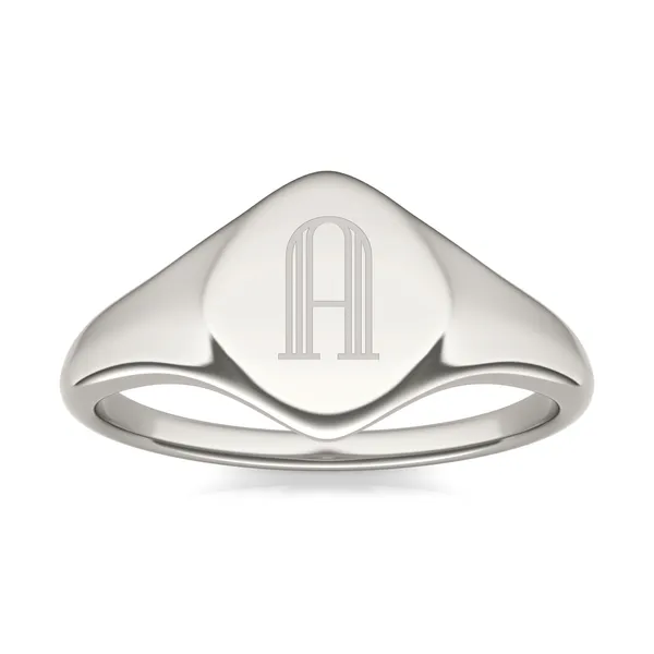 Signature Kite Initial Signet Ring