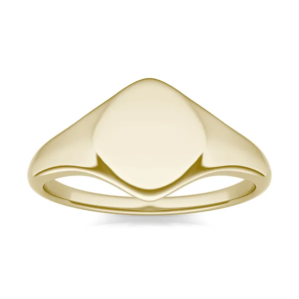 Signature Kite Initial Signet Ring C