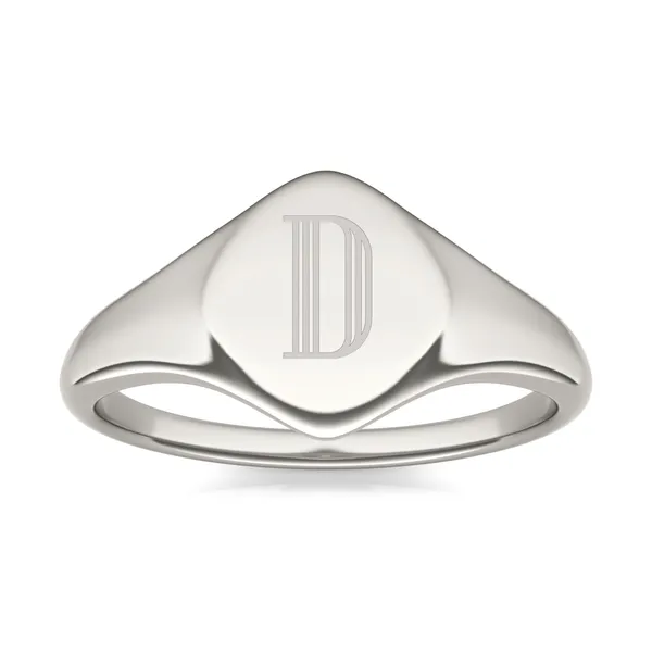 Signature Kite Initial Signet Ring
