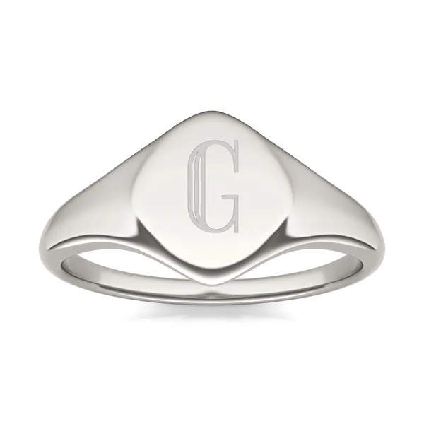 Signature Kite Initial Signet Ring