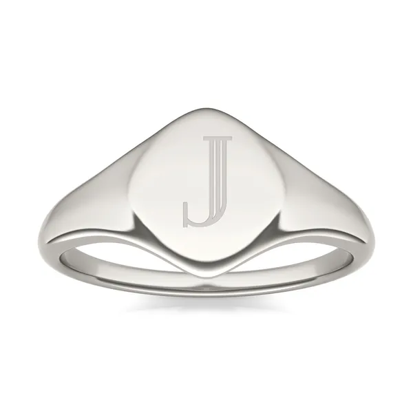 Signature Kite Initial Signet Ring