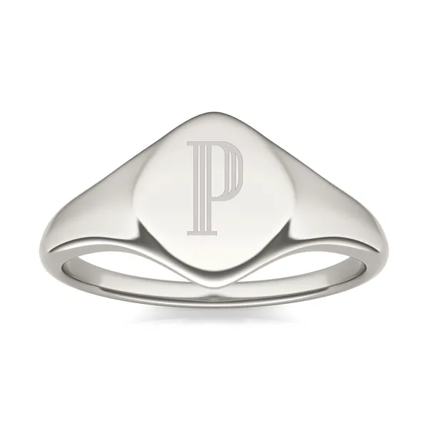 Signature Kite Initial Signet Ring