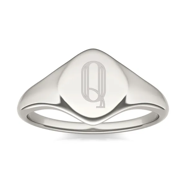 Signature Kite Initial Signet Ring