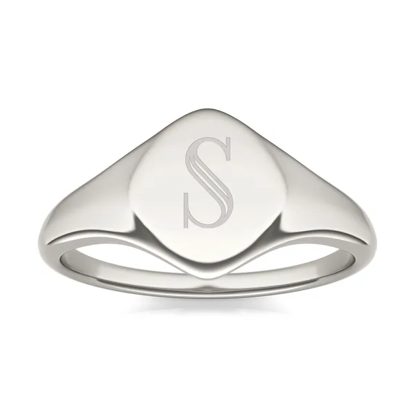 Signature Kite Initial Signet Ring