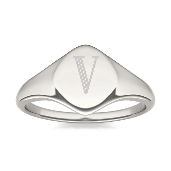 Signature Kite Initial Signet Ring