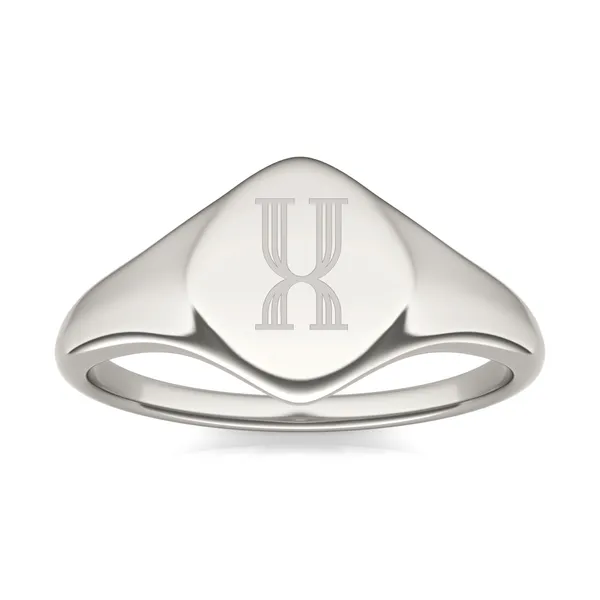 Signature Kite Initial Signet Ring