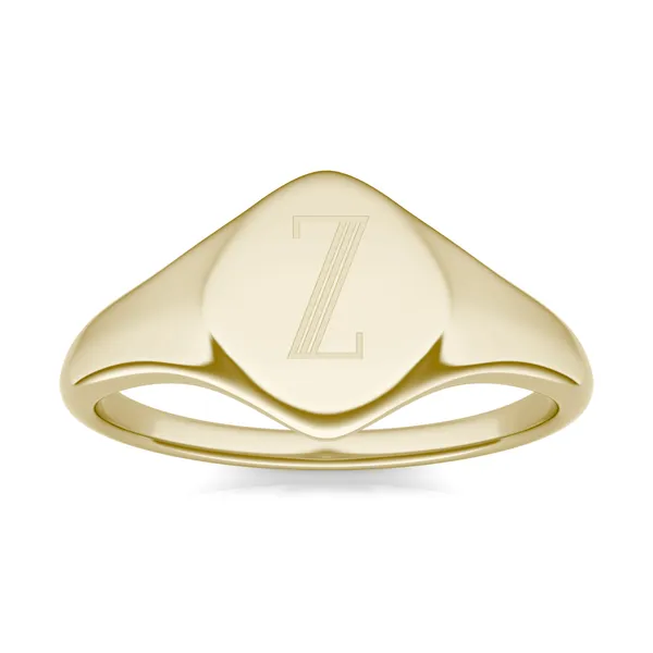 Signature Kite Initial Signet Ring Z