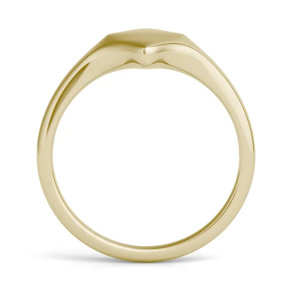 Signature Marquise Initial Signet Ring H