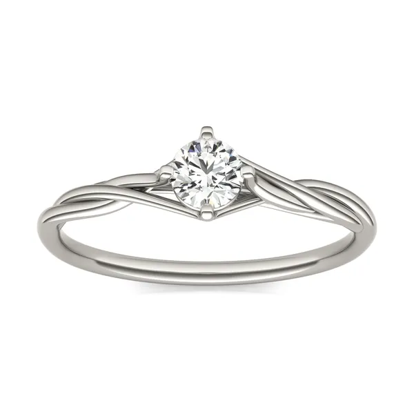 Petite Vineyard Solitaire Ring