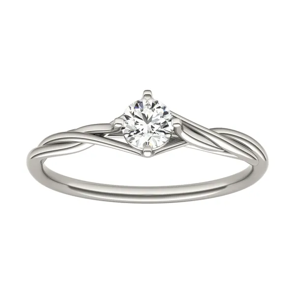 Petite Vineyard Solitaire Ring