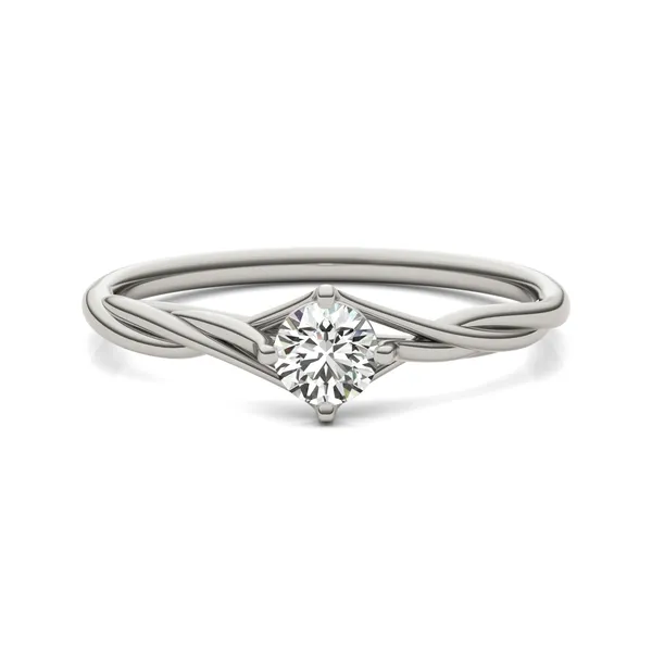 Petite Vineyard Solitaire Ring