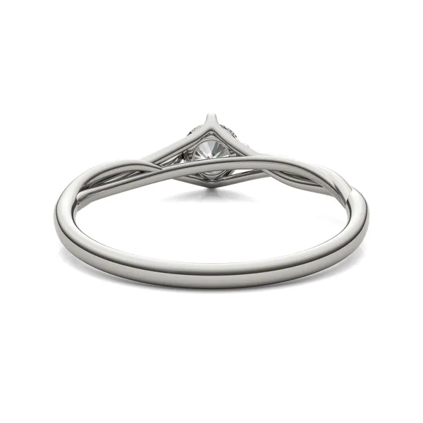 Petite Vineyard Solitaire Ring