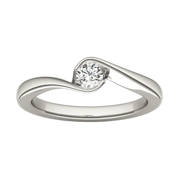 Swirling Bypass Petite Ring
