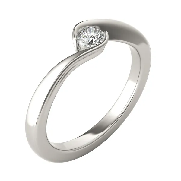 Swirling Bypass Petite Ring