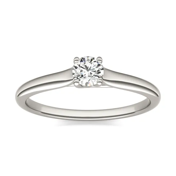 Petite Trellis Solitaire Ring