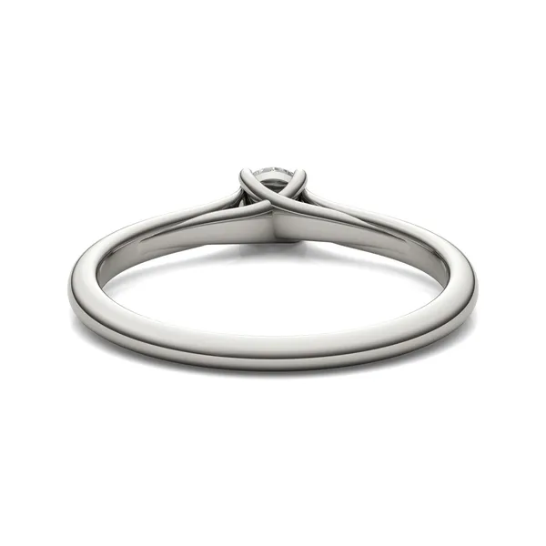 Petite Trellis Solitaire Ring