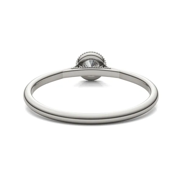 Milgrain Halo Petite Ring