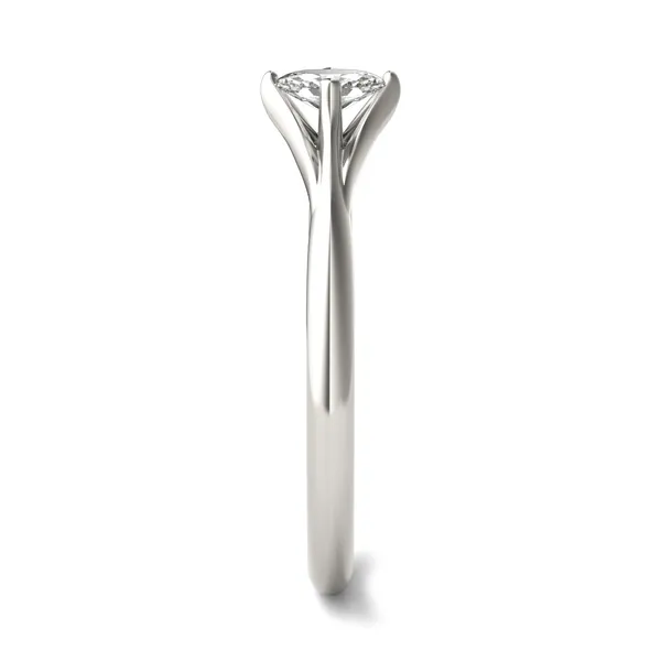 Oval Petite Kite Set Tapered Ring